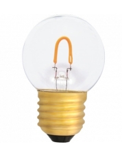 LED Filament Tropfenlampe E27, 1W klar warmweiss